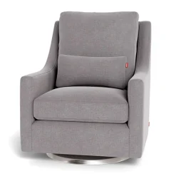 Hot Vera Rocking and Swivel Chair - Pebble Grey / Steel Gliders & Rocking Chairs|Gliders & Rocking Chairs