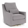 Gliders & Rocking Chairs|Gliders & Rocking Chairs>Monte Vera Rocking and Swivel Chair - Pepper Grey / Gold