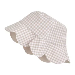 Hats And Caps>Huttelihut Vichy 40 Upf Bucket Hat 6-24m Beige