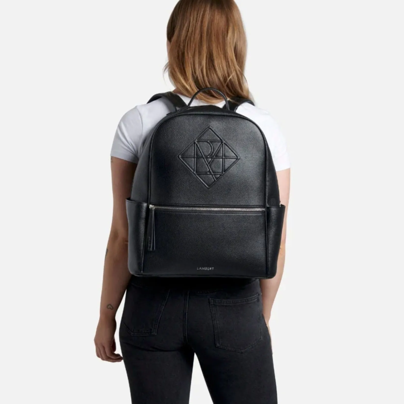 Diaper Bags|Diaper Bags>Lambert Vicky Backpack Diaper - Black