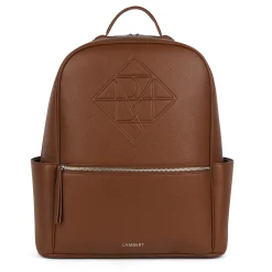 Diaper Bags|Diaper Bags>Lambert Vicky Backpack Diaper - Hazelnut