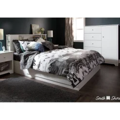 Best Vito Door Chest with 5 Drawers - Pure White Storage Furniture