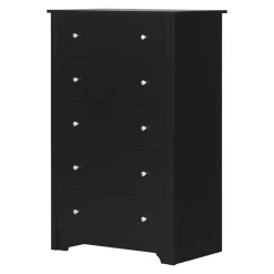 Storage Furniture>South Shore Vito 5-Drawer Chest - Pure Black