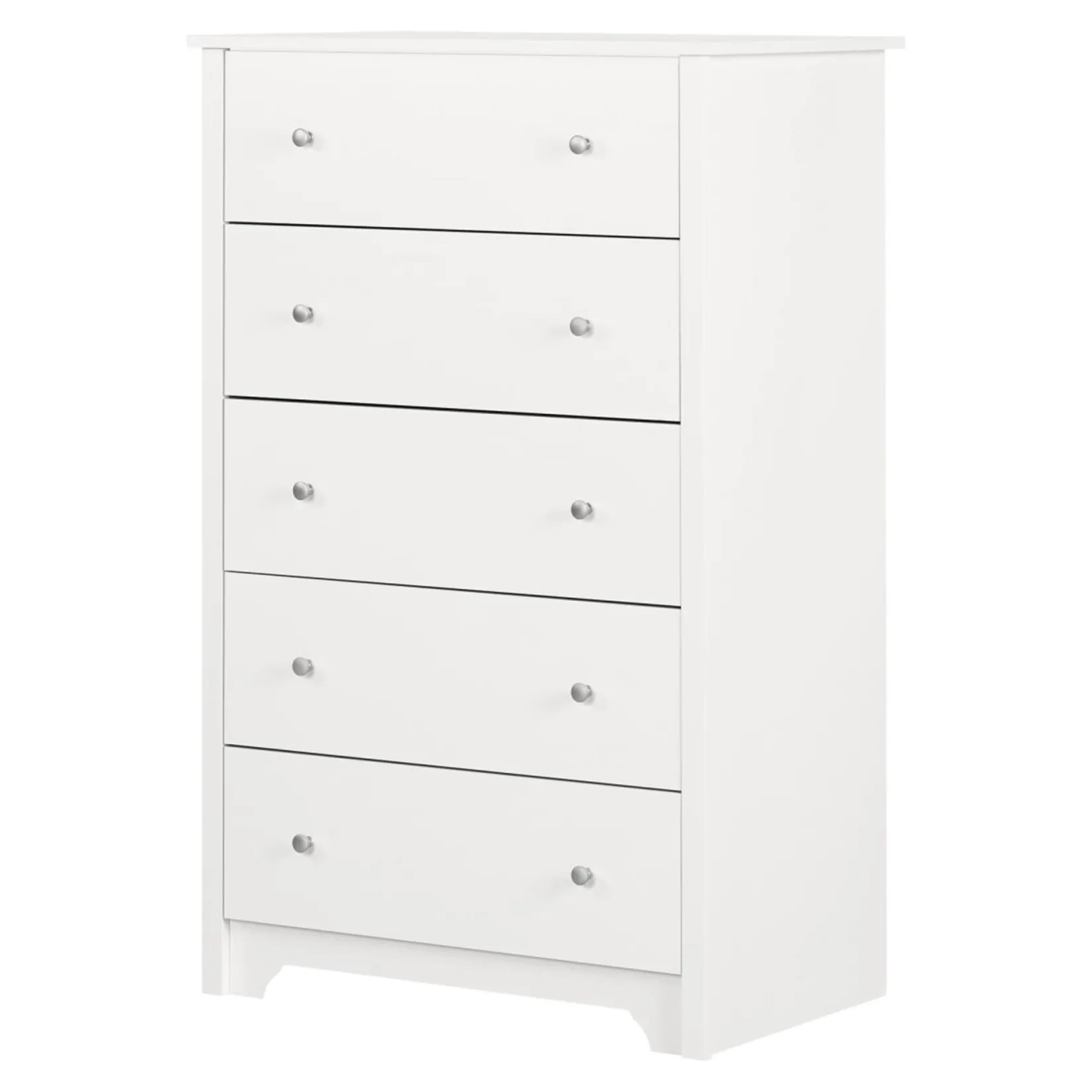 Vito 5-Drawer Chest - Pure White Storage Furniture
