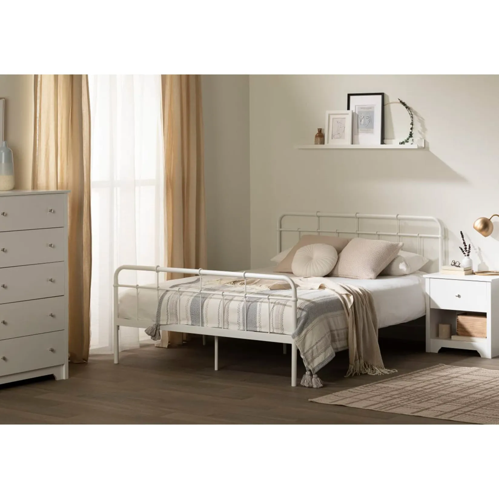 Vito 5-Drawer Chest - Pure White Storage Furniture