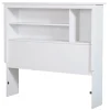 Twin, Full & Queen Beds>South Shore Vito Twin Bookcase Headboard - Pure White