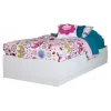 Hot Vito Twin Mates Bed with 3 Drawers - Pure White Twin, Full & Queen Beds