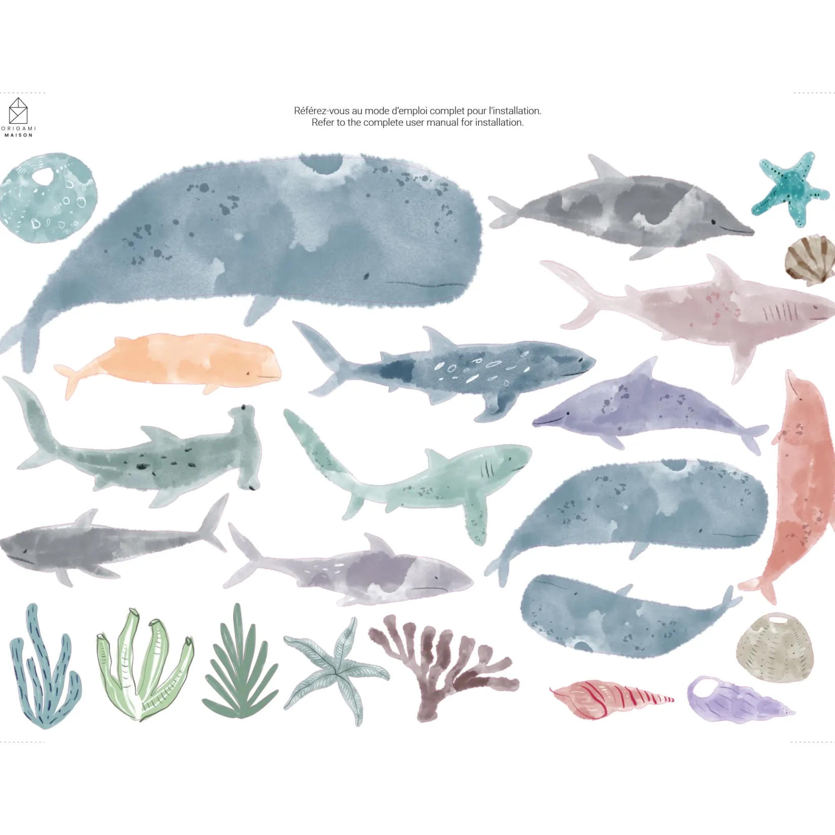 Online Wall Stickers - Sea Wall Decals|Wall Decorations