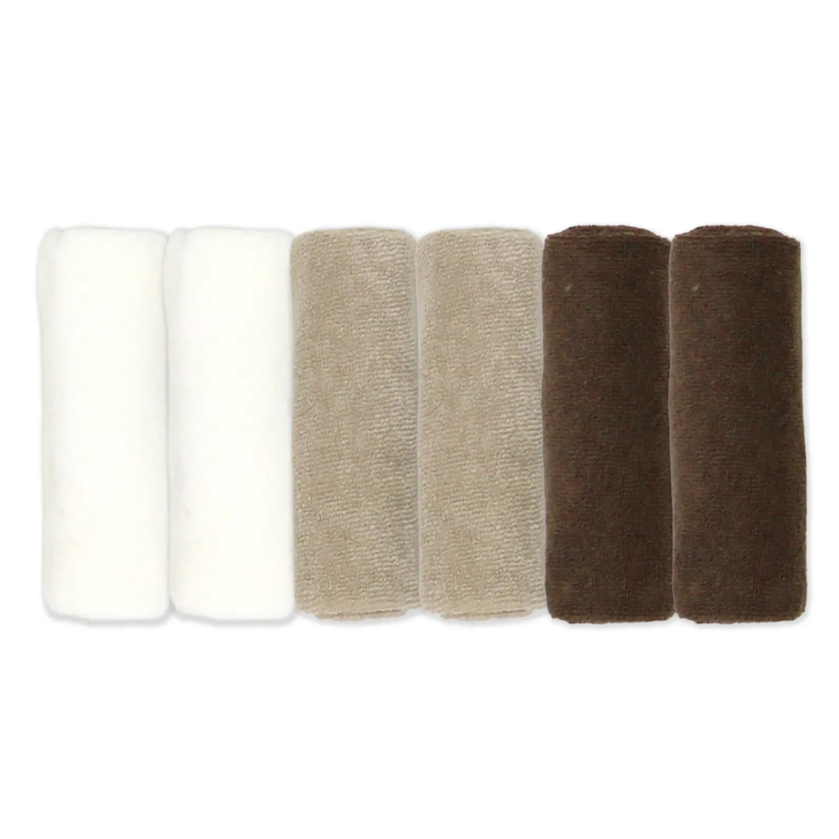 Towels & Wipes|Towels & Wipes>Kushies Washcloths (6)bamboo Oxford