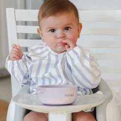 Breastfeeding|Bibs>Origami Waterproof Bib Long Sleeves - Line