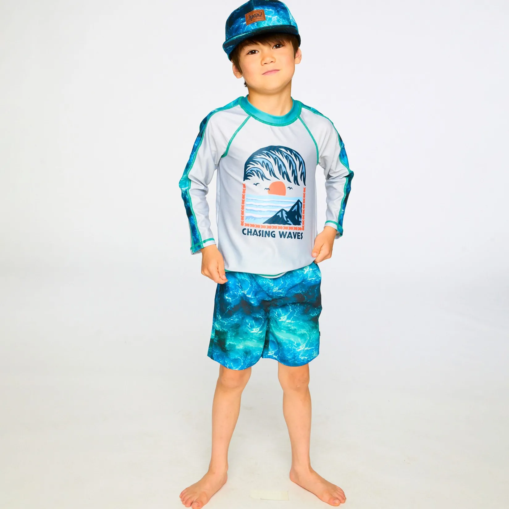 Outlet Waves Rashguard 2-6 Kids/BOY Swimsuits