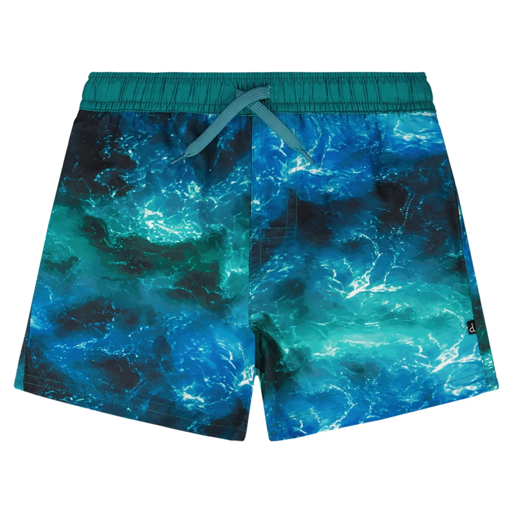 Swimsuits>Deux par Deux Waves Swim Short 2-6 Navy