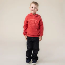 Fleeces And Sweatshirts|Tops>Nano West Hoodie 2-12 Red