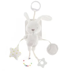 Stroller & Car Seat Toys|Developmental Toys>Bebe Confort White Bunny Activity
