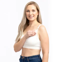 Bras|Underwear>Momzelle Seamless Nursing Bra White
