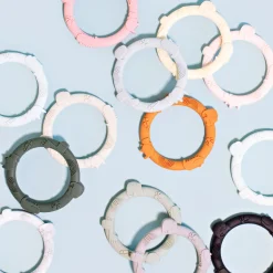 Discount Wild Teething Ring Set - Sage/Green Teething Toys