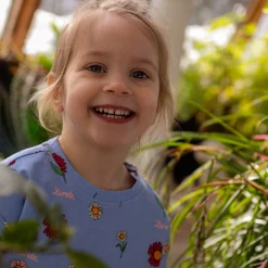 Tops>Birdz Wildflower Aop T-shirt 2-10 Blue