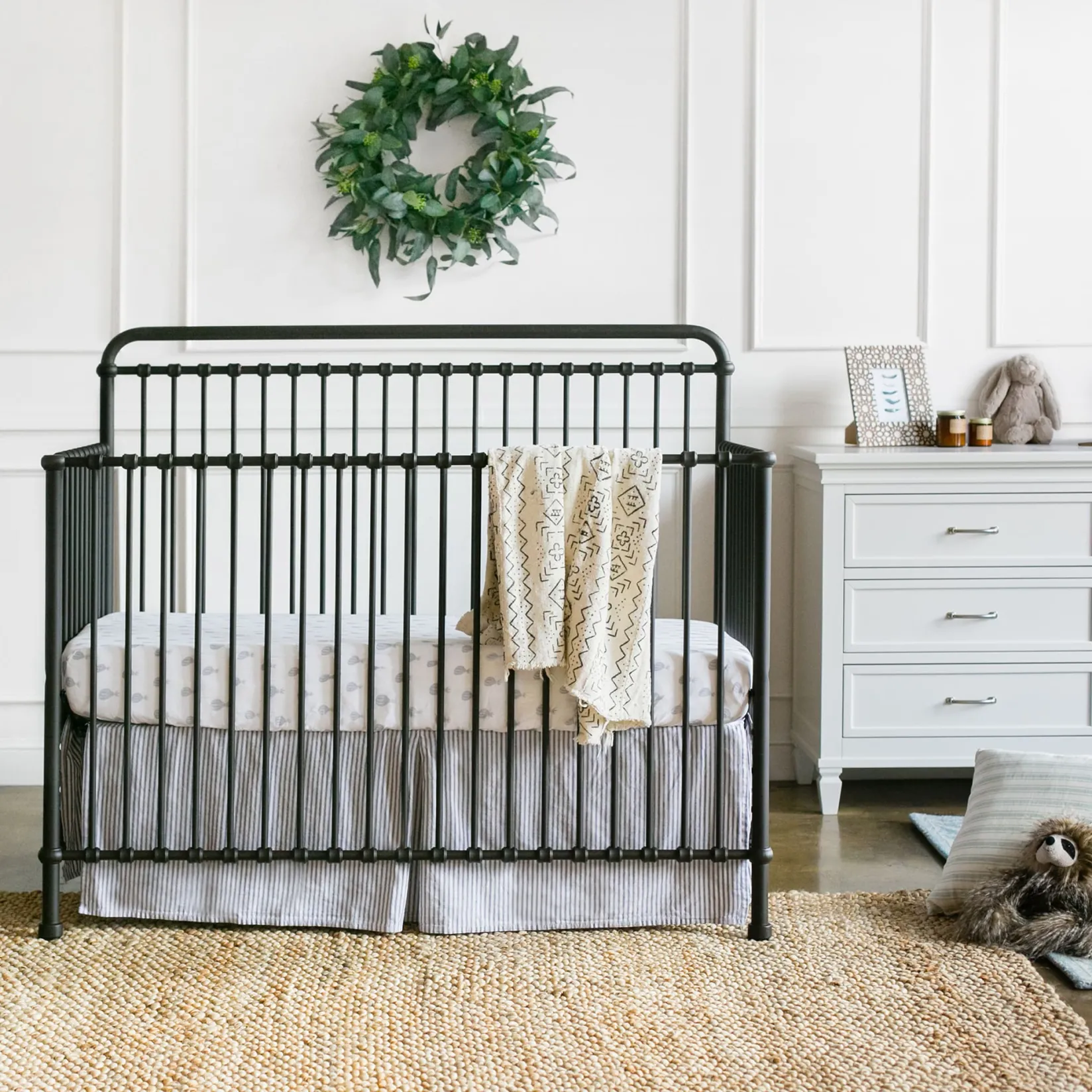 Hot Winston 4-in-1 Convertible Crib - Vintage Iron Cribs & Mattresses|Cribs & Mattresses