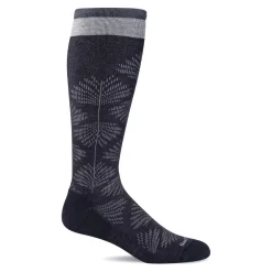Underwear|Tights & Leggings>Sockwell Women's Full Floral Compression Socks - Wide Calf Fit