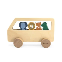 Discount Wooden Animal Bus Kids Wooden Toys