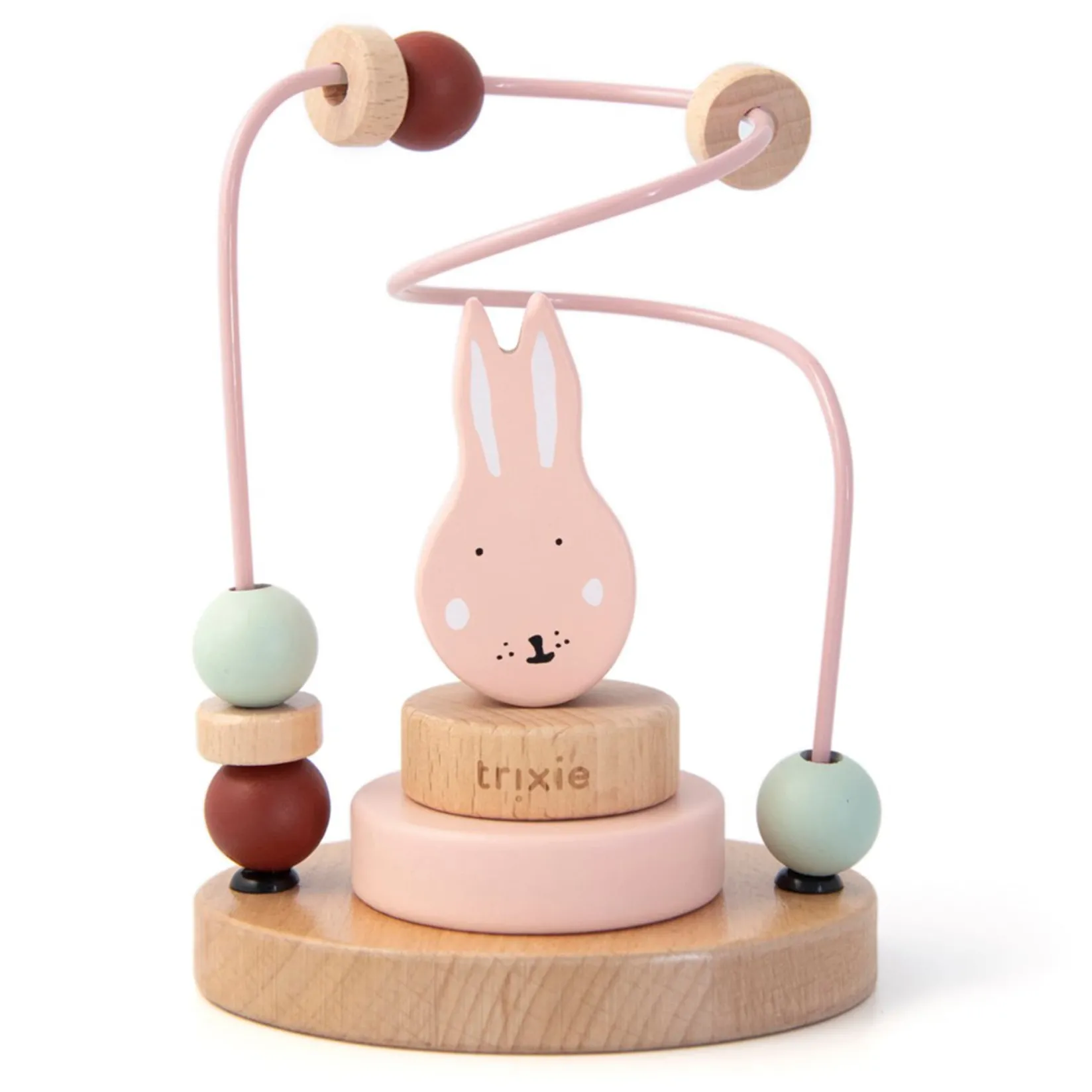 Developmental Toys>Trixie Wooden Beads Maze Mrs Rabbit