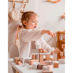 Wooden blocks 50 Pieces - Nougat Developmental Toys|Balls & Stacking Toys