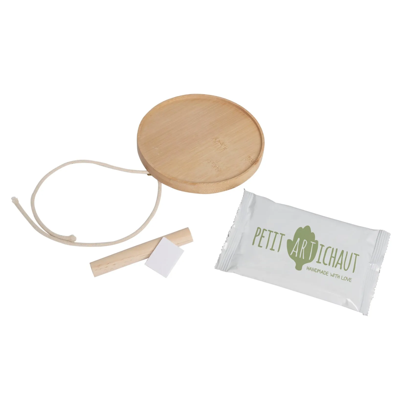 Baby Memories|Baby Memories>Petit Artichaut Wooden Imprint Medallion
