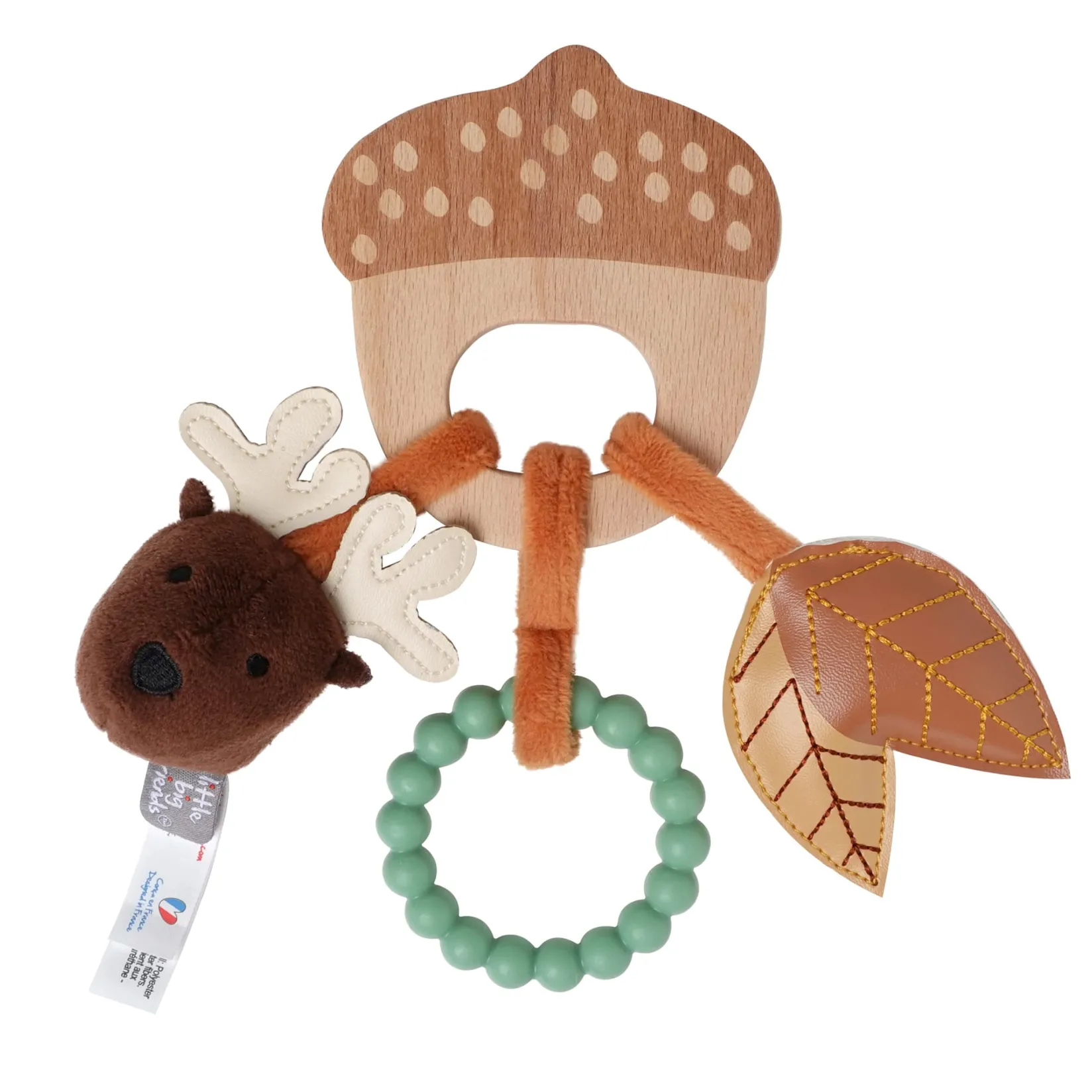 Hot Wooden Rattle - Forest Teething Toys