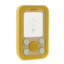 Developmental Toys>Trixie Wooden Silicone Baby Phone Mr Lion