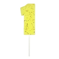 Party Supplies>Meri Meri Yellow Number 1 Candle
