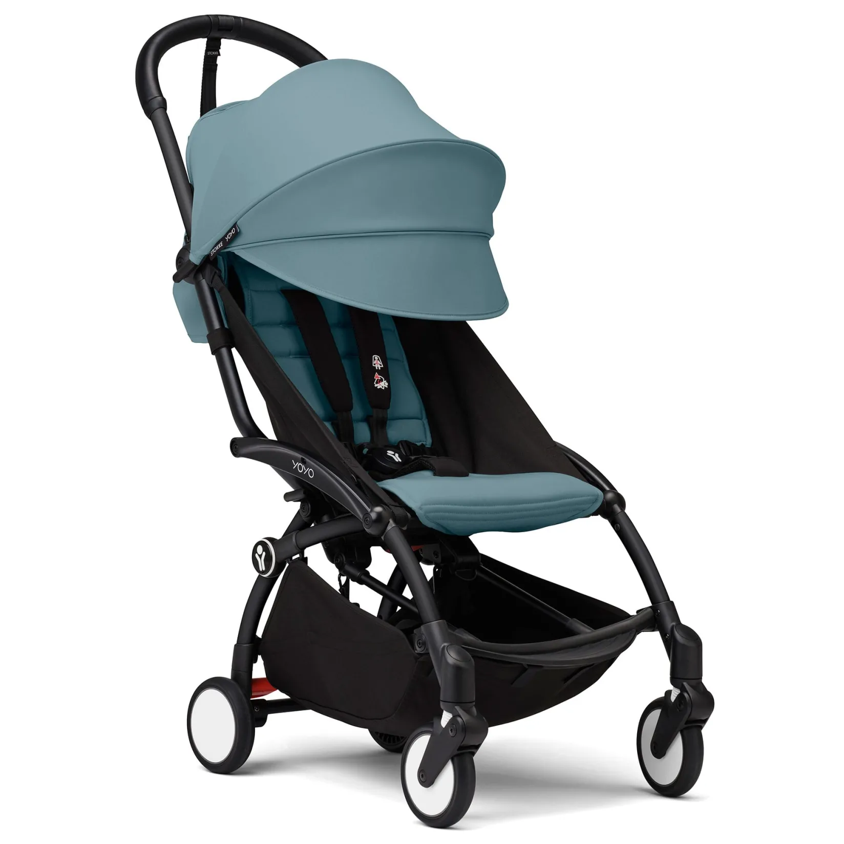 Strollers|Strollers & Trailers>Stokke YOYO³ Stroller Complete - Black / Aqua