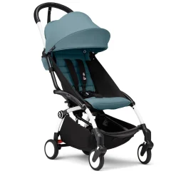 Strollers|Strollers & Trailers>Stokke YOYO³ Stroller Complete - White / Aqua