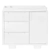 Sale Yuzu 3-Drawer Changer Dresser - White Changing Tables