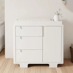Sale Yuzu 3-Drawer Changer Dresser - White Changing Tables