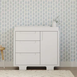 Sale Yuzu 3-Drawer Changer Dresser - White Changing Tables