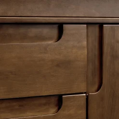 Discount Yuzu 3-Drawer Changer Dresser - Natural Walnut Changing Tables