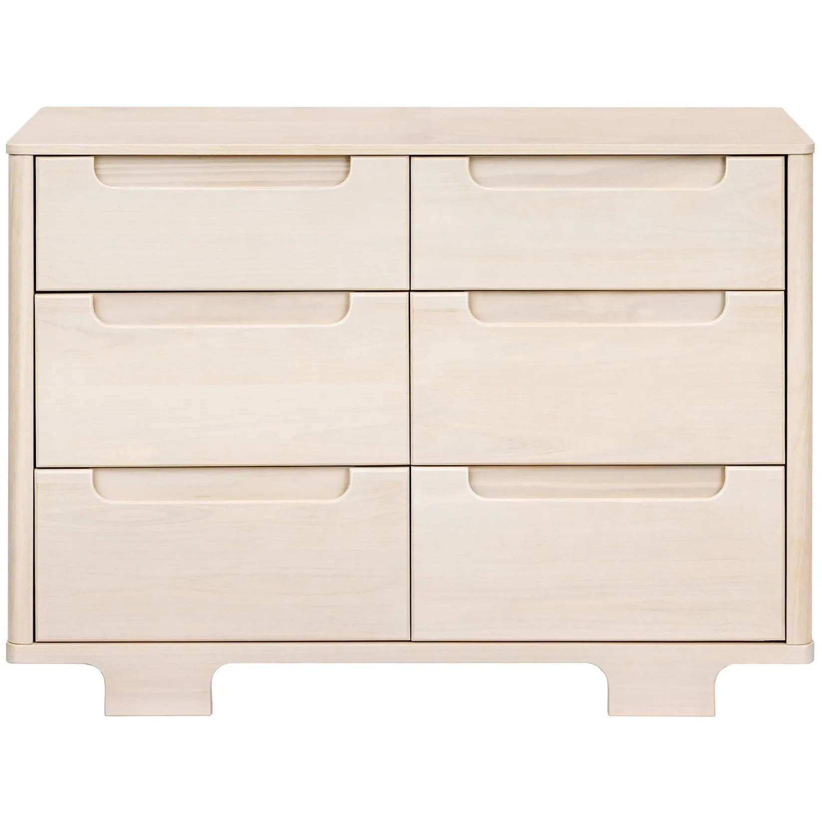 Yuzu 6-Drawer Dresser - Washed Natural Storage Furniture