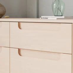 Yuzu 6-Drawer Dresser - Washed Natural Storage Furniture