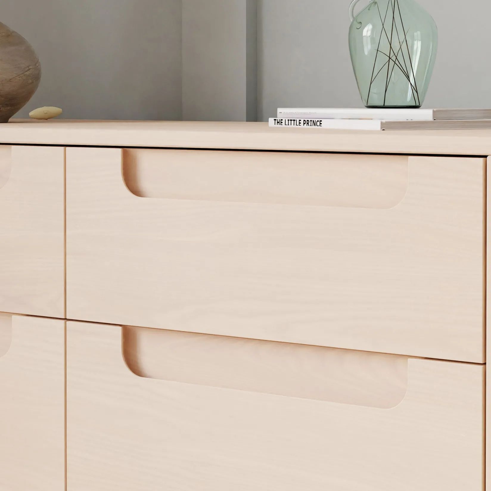 Yuzu 6-Drawer Dresser - Washed Natural Storage Furniture