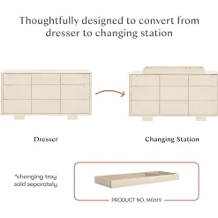 Sale Yuzu 9-Drawer Dresser - Washed Natural Storage Furniture