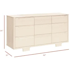 Sale Yuzu 9-Drawer Dresser - Washed Natural Storage Furniture