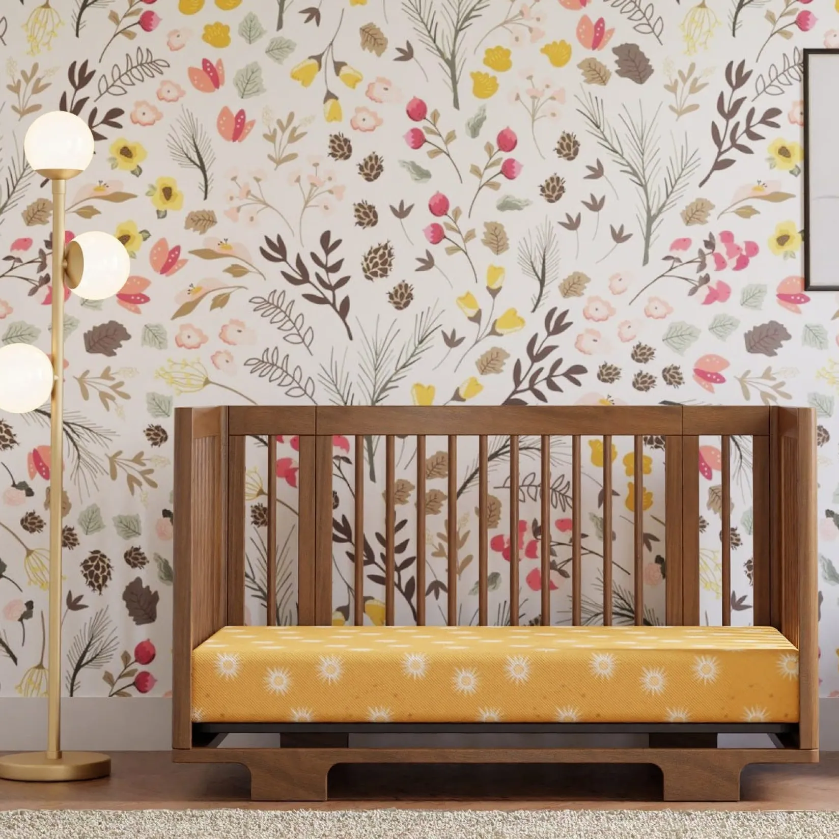 Hot Yuzu 8-in-1 Convertible Crib - Walnut Cribs & Mattresses|Cribs & Mattresses