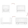 Hot Yuzu 8-in-1 Convertible Crib - White Cribs & Mattresses|Cribs & Mattresses