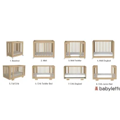 Hot Yuzu 8-in-1 Convertible Crib - White Cribs & Mattresses|Cribs & Mattresses