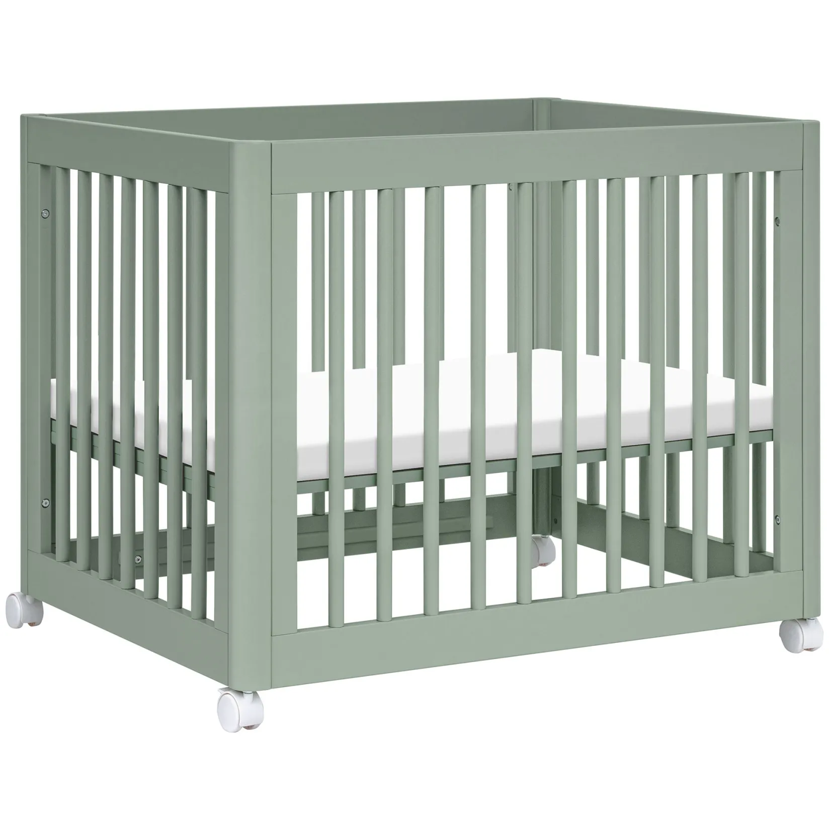Cribs & Mattresses|Cribs & Mattresses>Babyletto Yuzu 8-in-1 Convertible Crib - Sage