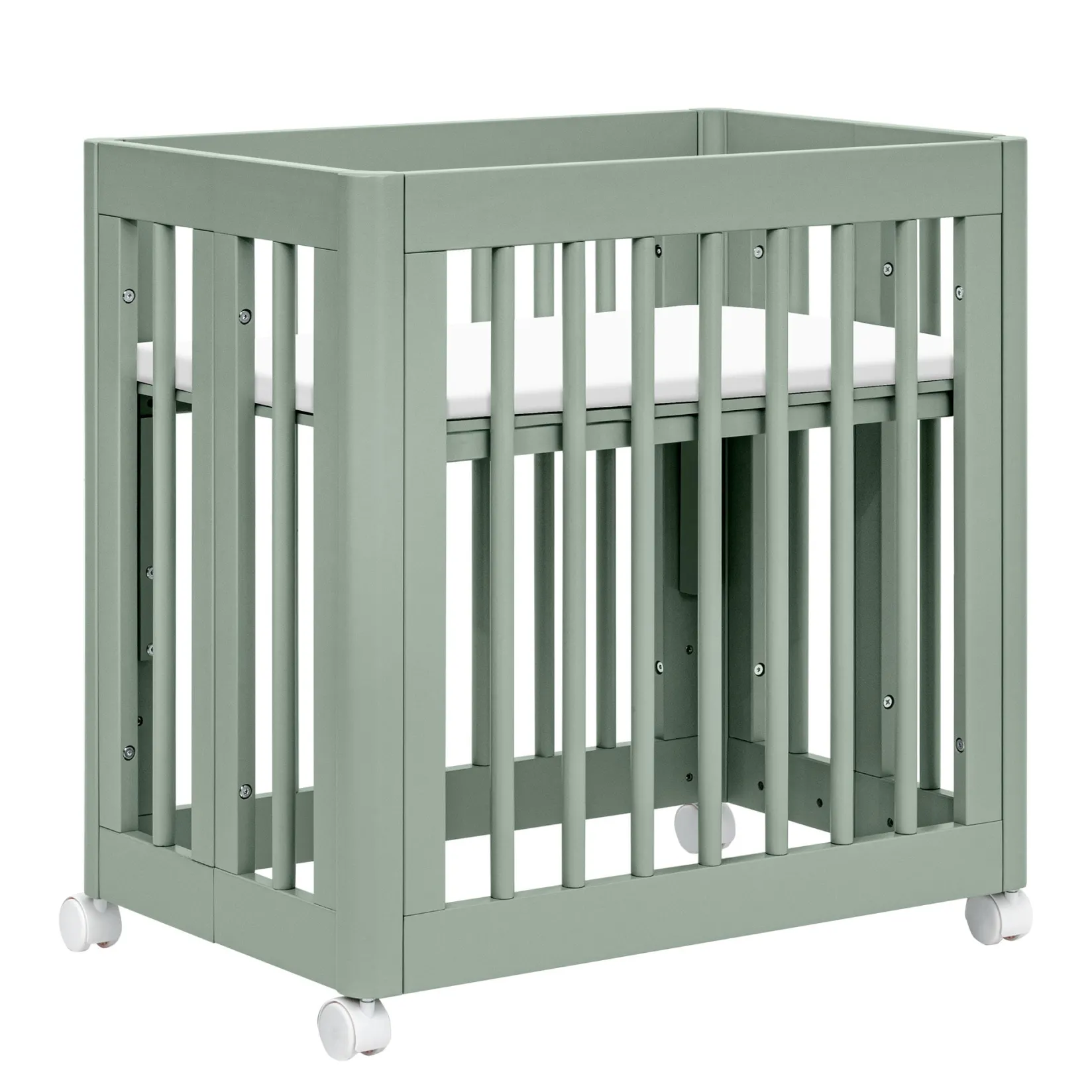 Cribs & Mattresses|Cribs & Mattresses>Babyletto Yuzu 8-in-1 Convertible Crib - Sage