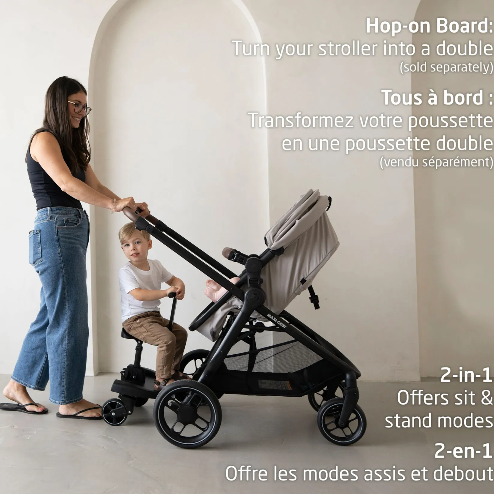 New Zelia Luxe 5-in-1 Modular Travel System - Truffle Kids Strollers|Strollers & Trailers