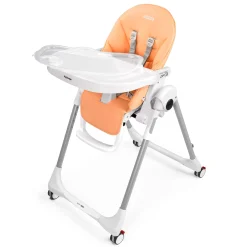 High Chairs & Booster Seats|High Chairs & Booster Seats>Peg Perego Zero3 High Chair - Peach