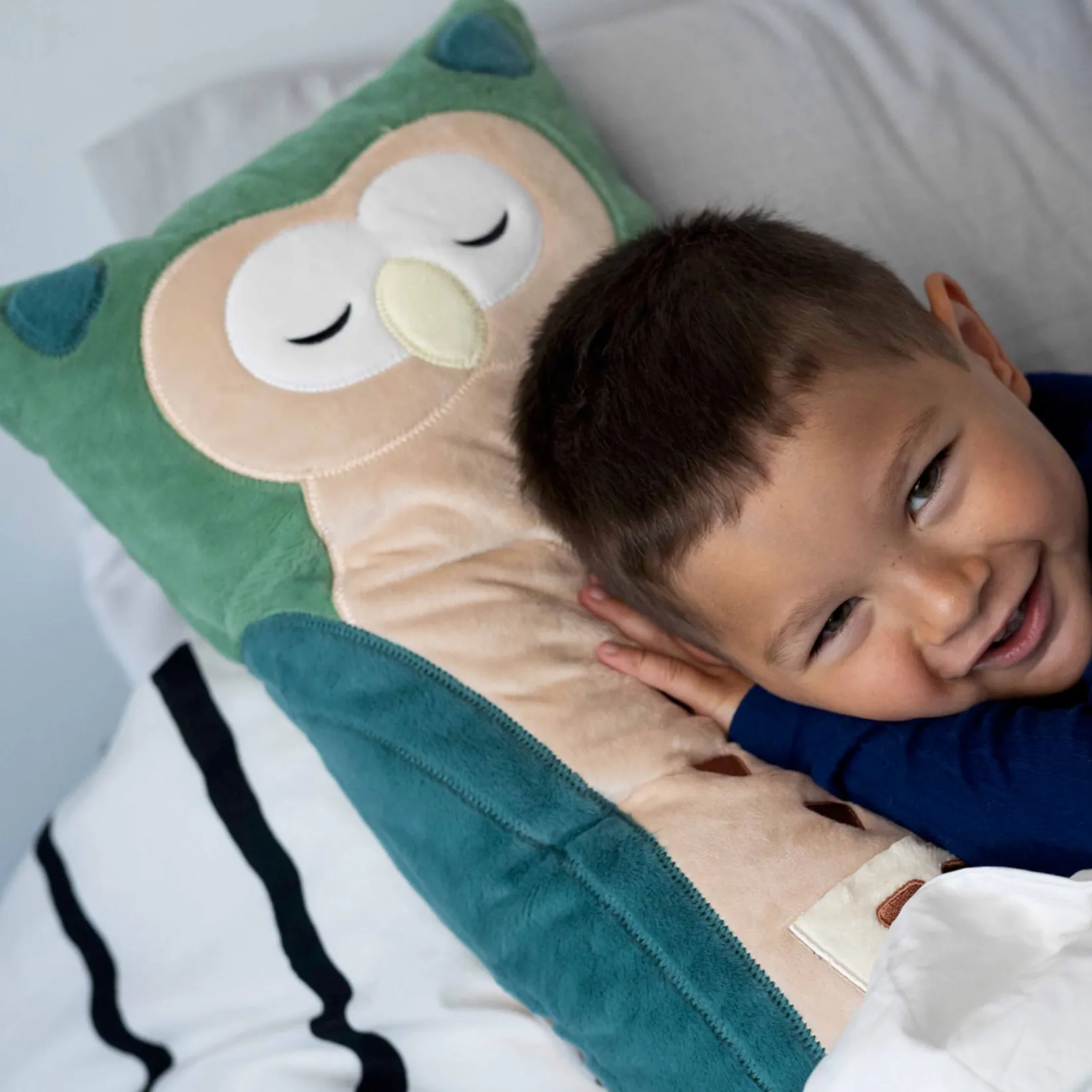 Pillows & Pillowcases|Bedding>FDMT Zigzag Owl Manimo Sleepies