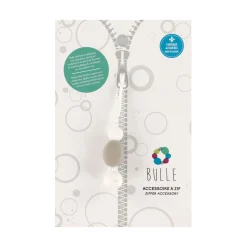 Teething Toys>Bulle Zip To Chew - Taupe